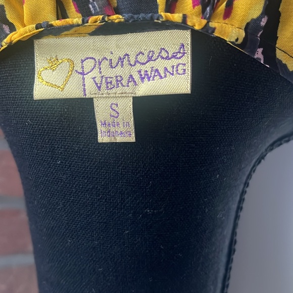 Princess Vera Wang multi-color python print hi-lo dress S - Picture 4 of 8